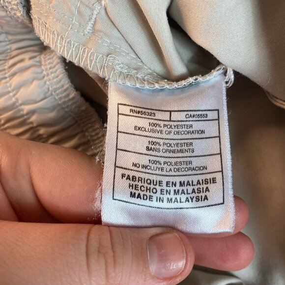 Nike Golf Pullover Windbreaker Mens size Medium Long Sleeve 1/4 Snap Elastic Hem - Picture 5 of 13